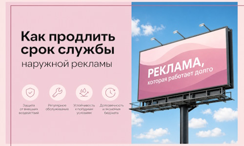 Как продлить срок службы наружной рекламы в Пятигорске