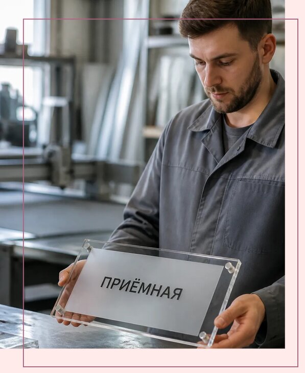 Таблички из оргстекла на заказ в Пятигорске от 4006 р. | Аванза-Птг