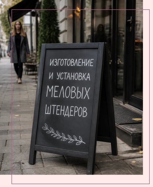 Меловые штендеры в Пятигорске по цене от 6677 р. | Аванза-Птг